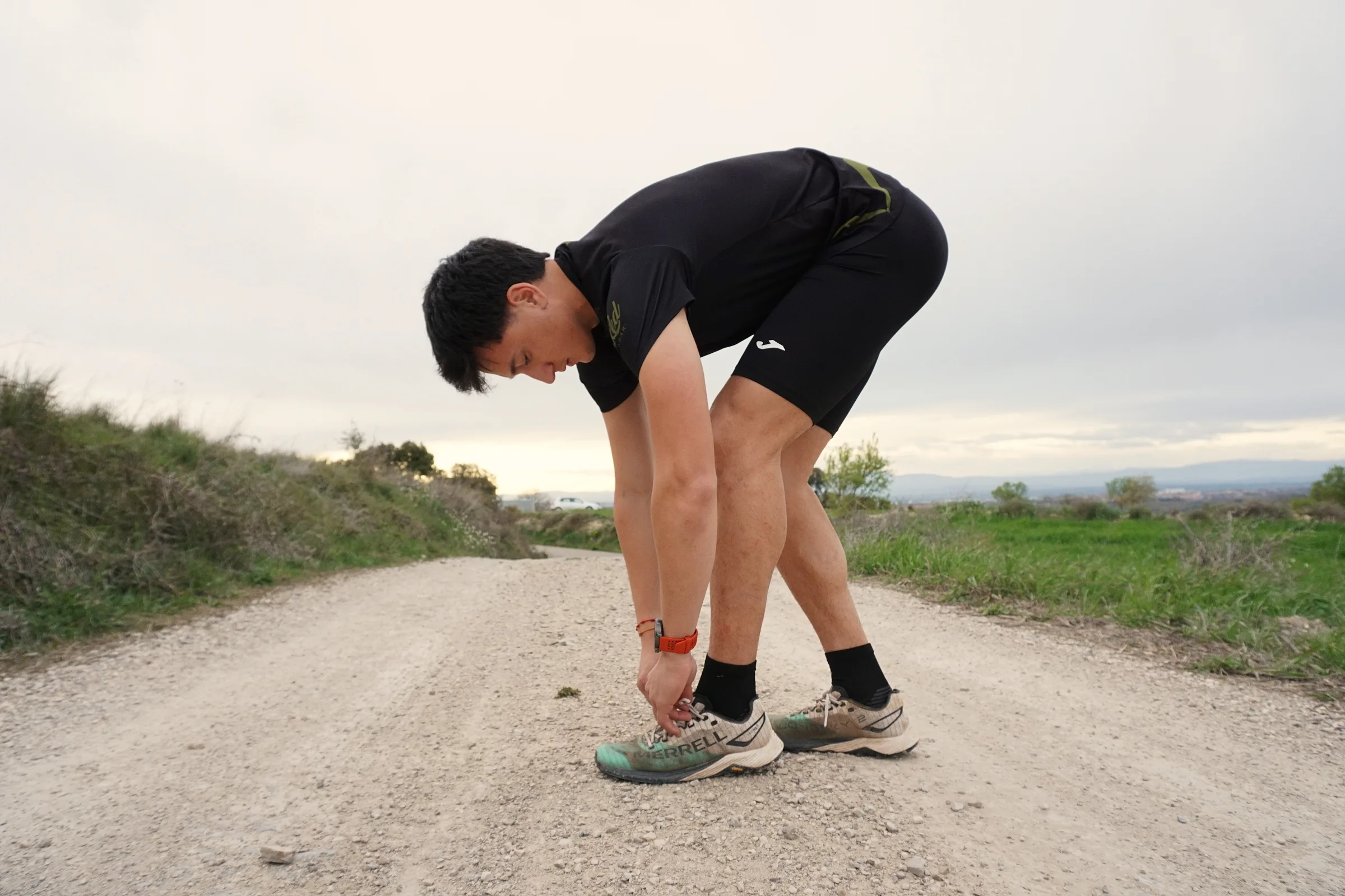 Albert Vall Training — runner in training kit